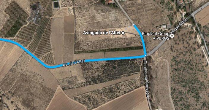 mapa cementerio mascotas elche mi fiel amigo